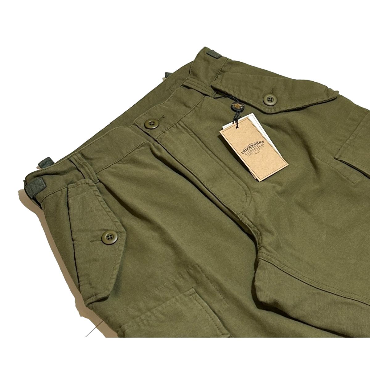 Backsatin M65 Cargo Pants Olive - Fatigue Pant