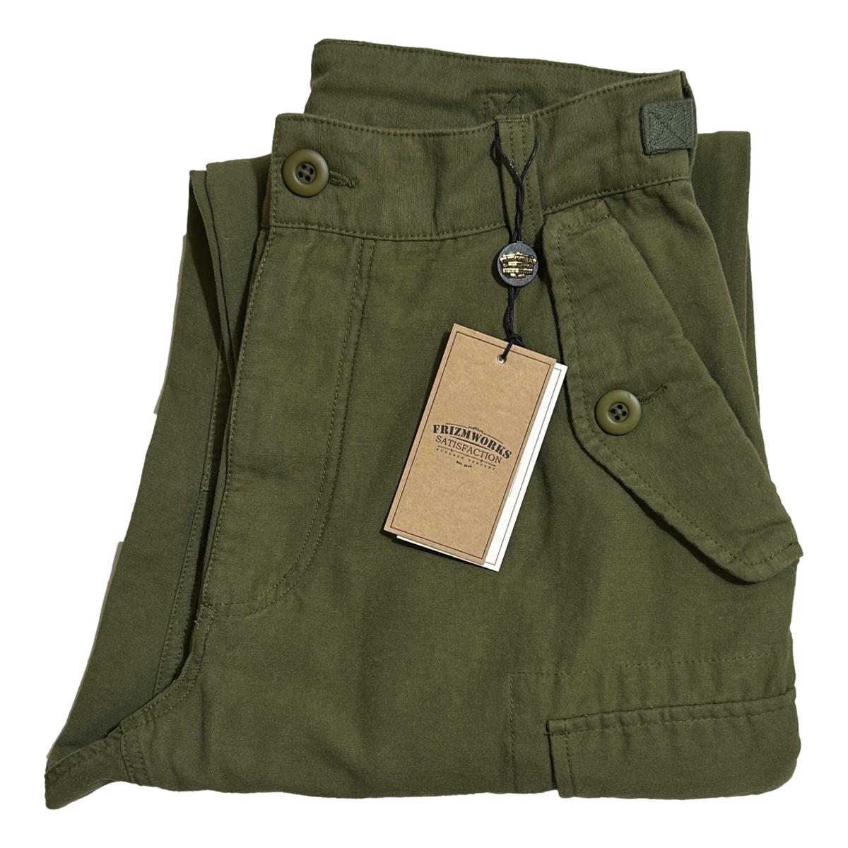 Backsatin M65 Cargo Pants Olive – MILWORKS