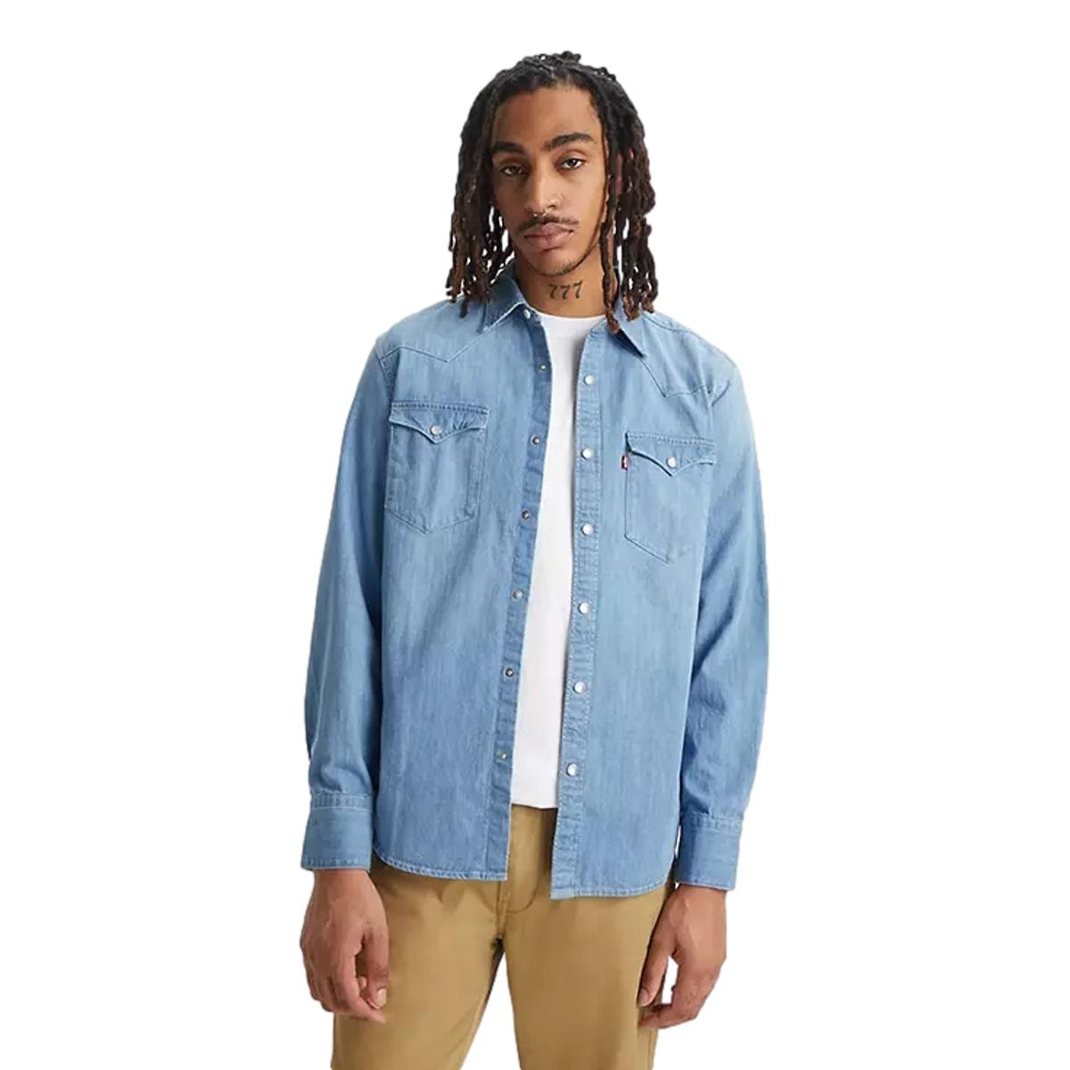 Barstow Western Denim Shirt Esta Noche - Shirt