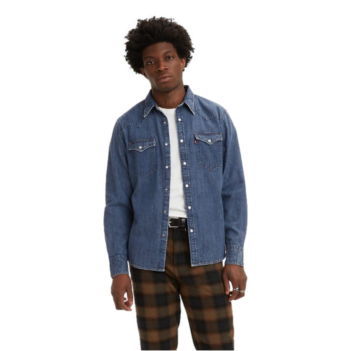 Barstow Western Denim Shirt lower haight - Shirt