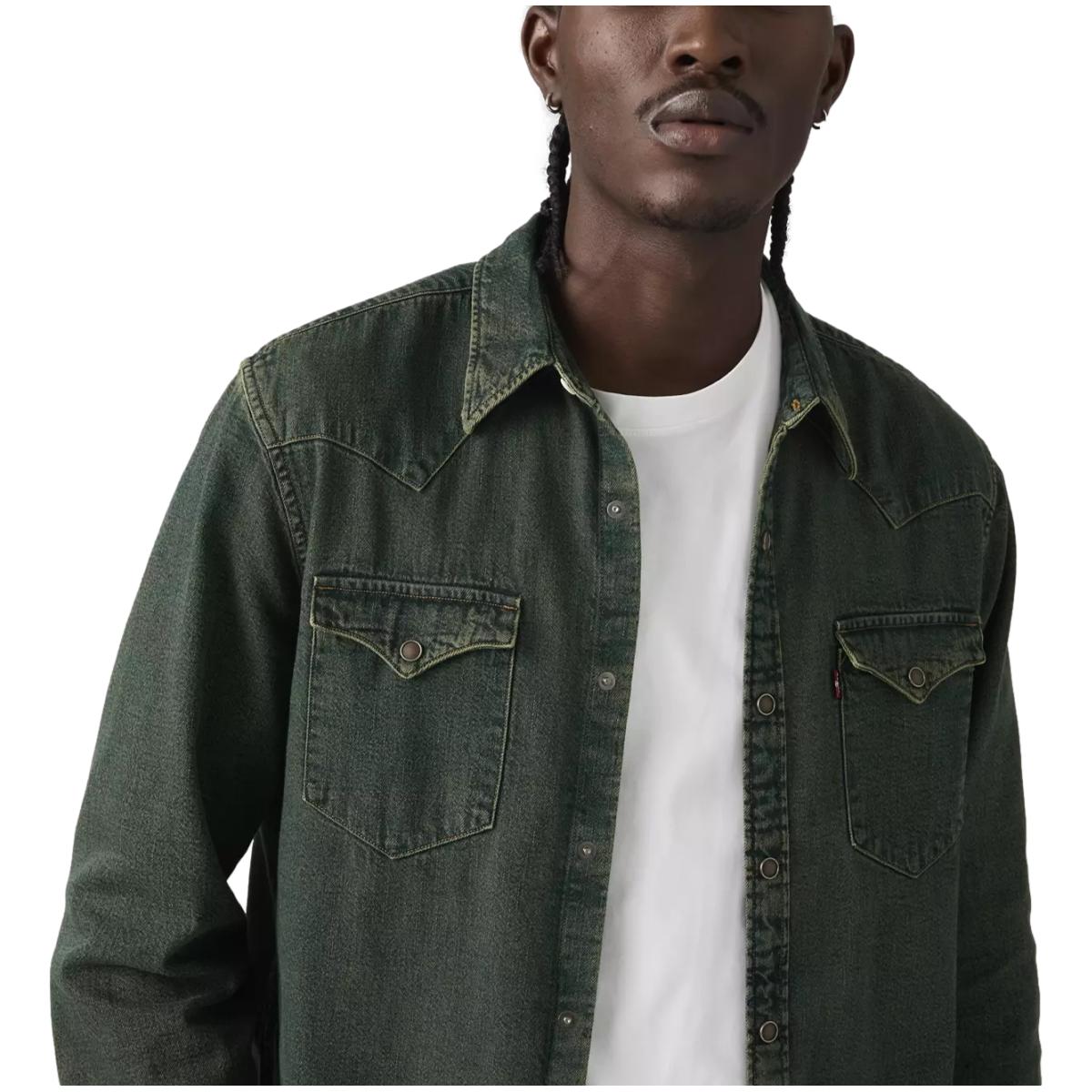 Barstow Western Denim Shirt Until Its Dust - Shirt