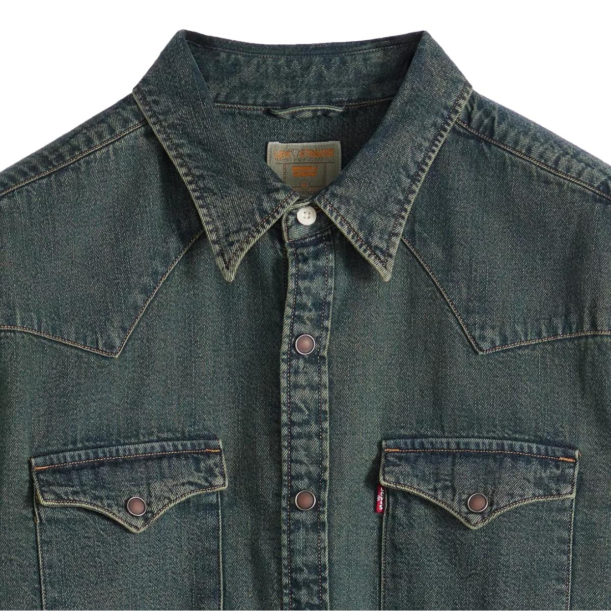 Barstow Western Denim Shirt Until Its Dust - Shirt