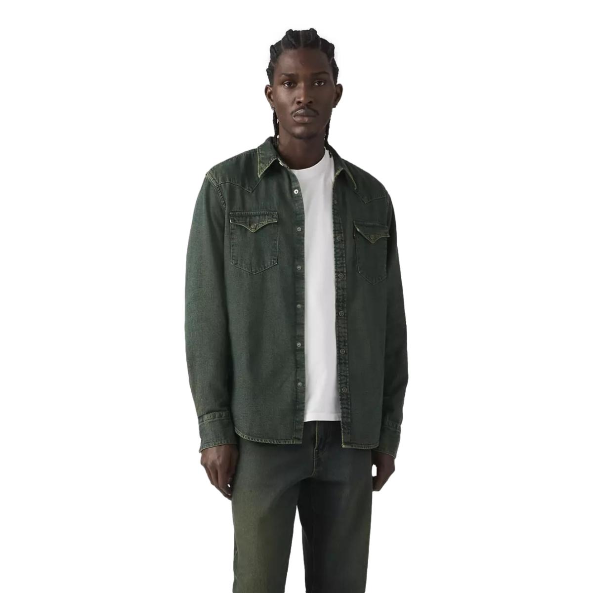 Barstow Western Denim Shirt Until Its Dust - Shirt