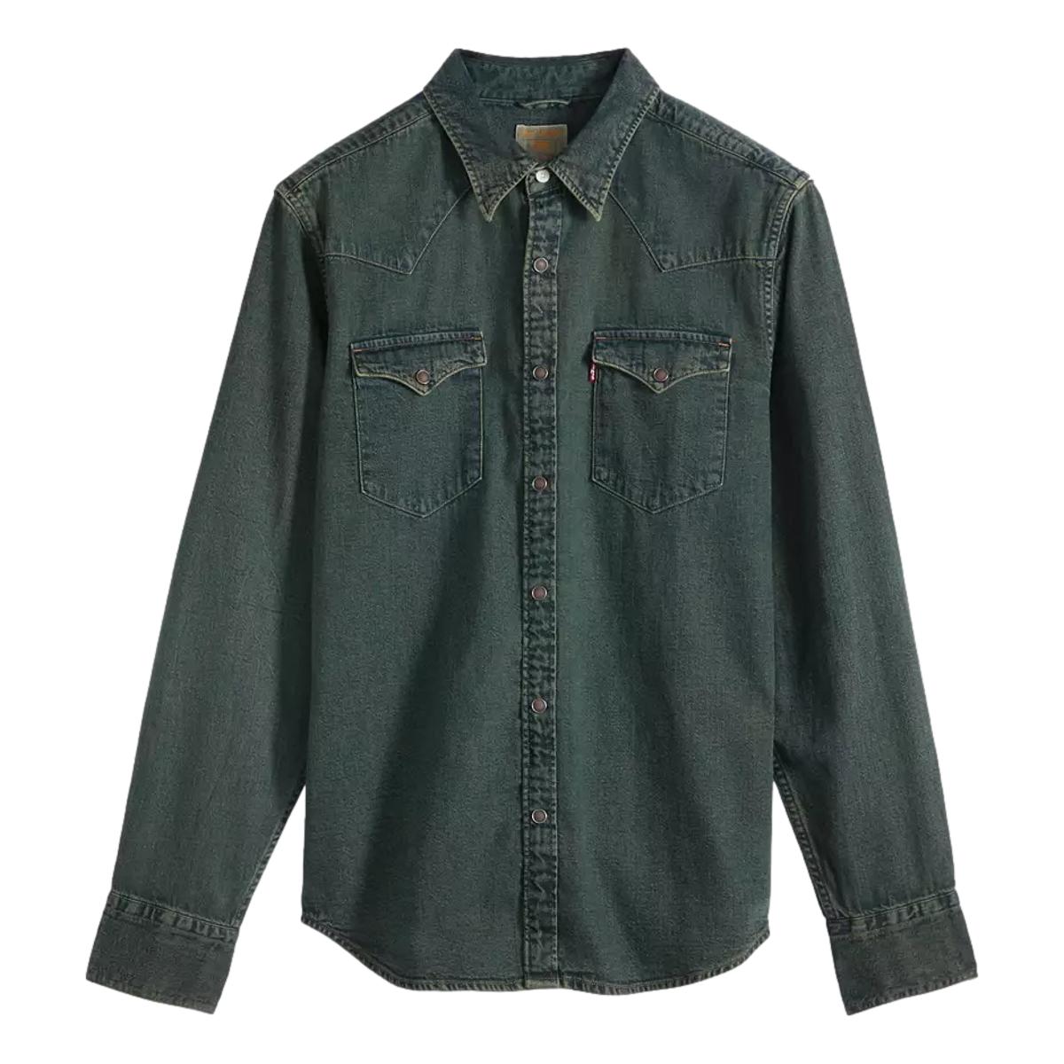 Barstow Western Denim Shirt Until Its Dust - Shirt