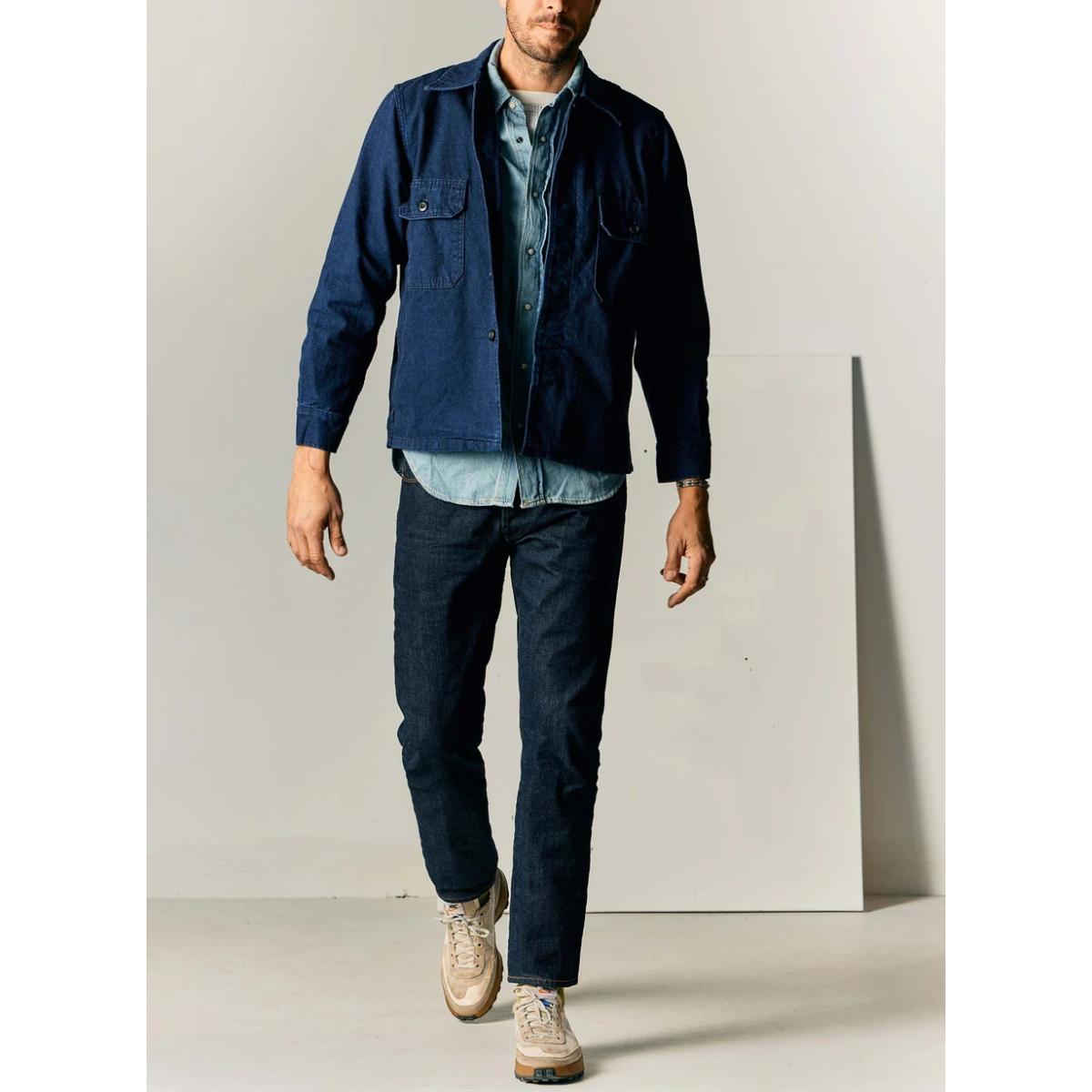 Barton Broken Twill Indigo Rinse - Denim