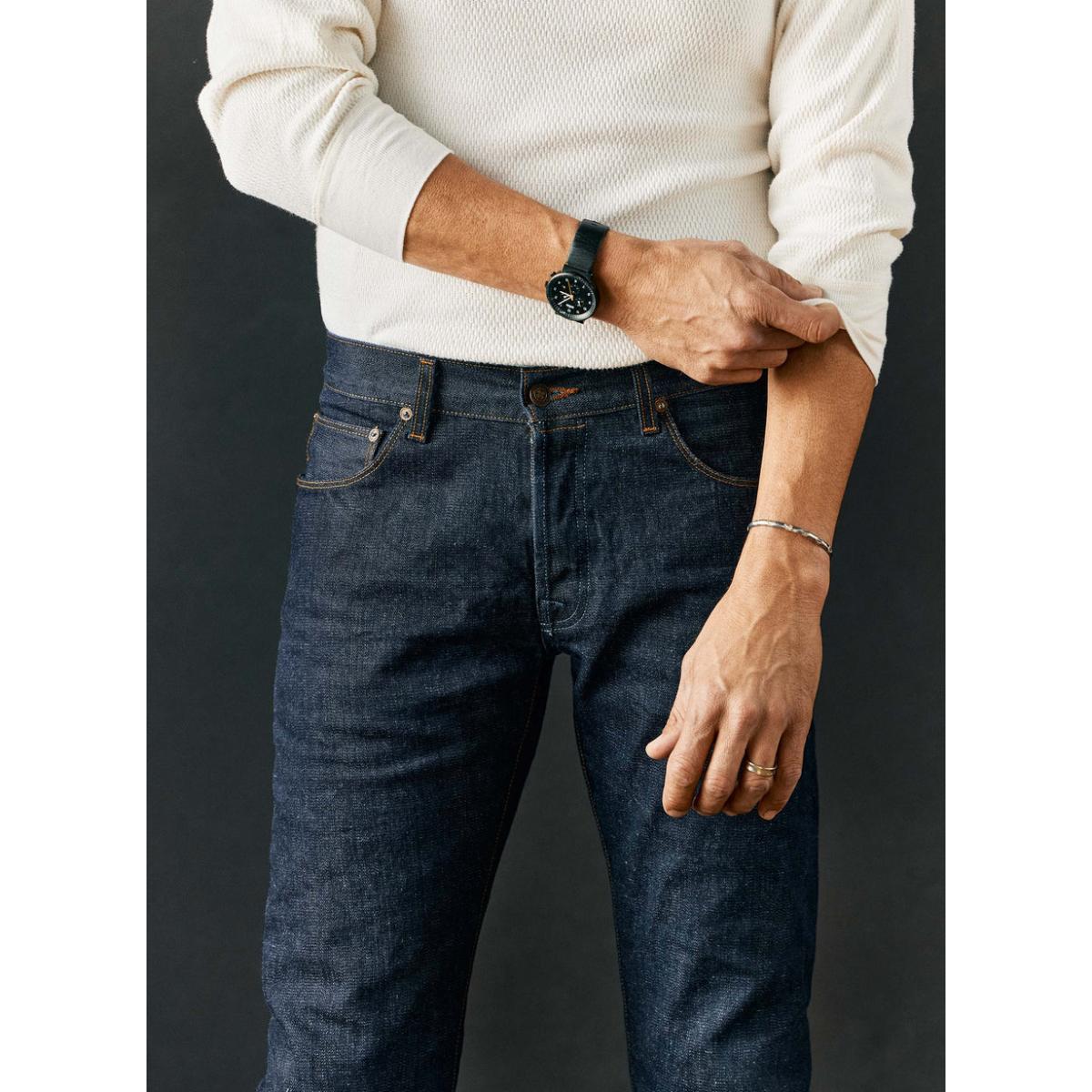 Barton Broken Twill Indigo Rinse - Denim