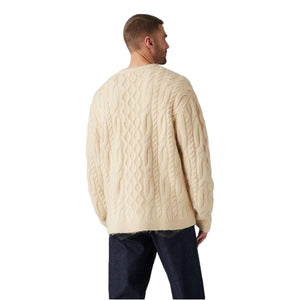 Battery Crewneck Sweater Off White - Sweater