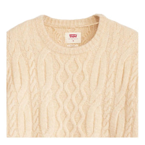 Battery Crewneck Sweater Off White - Sweater