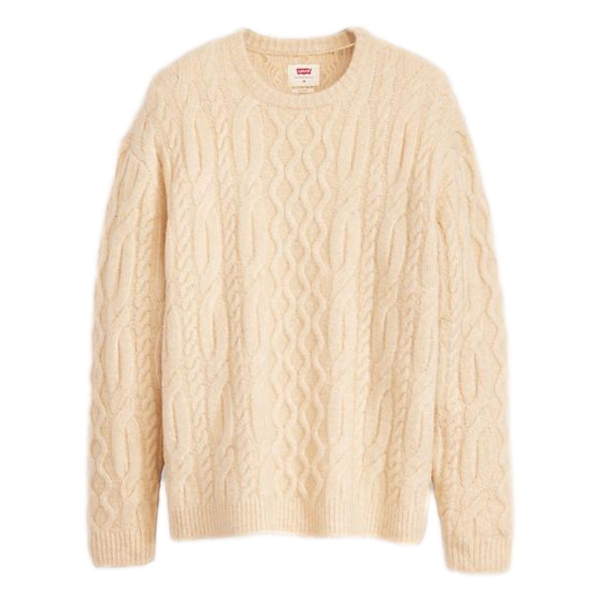 Battery Crewneck Sweater Off White - Sweater