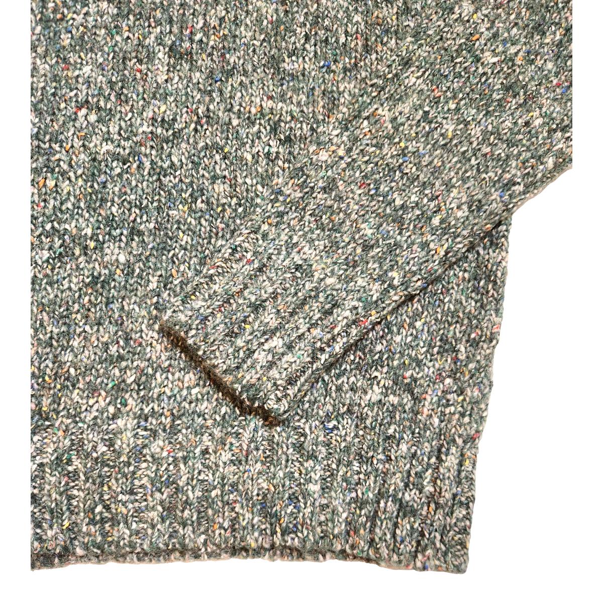 Bayer Roll Neck Green Multi Fleck - Sweater