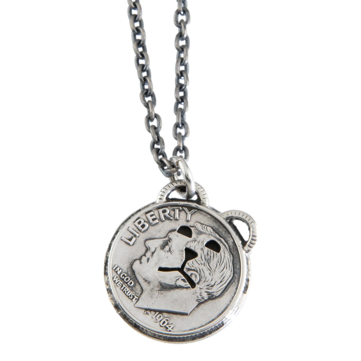 Bear Dime Necklace - Necklace