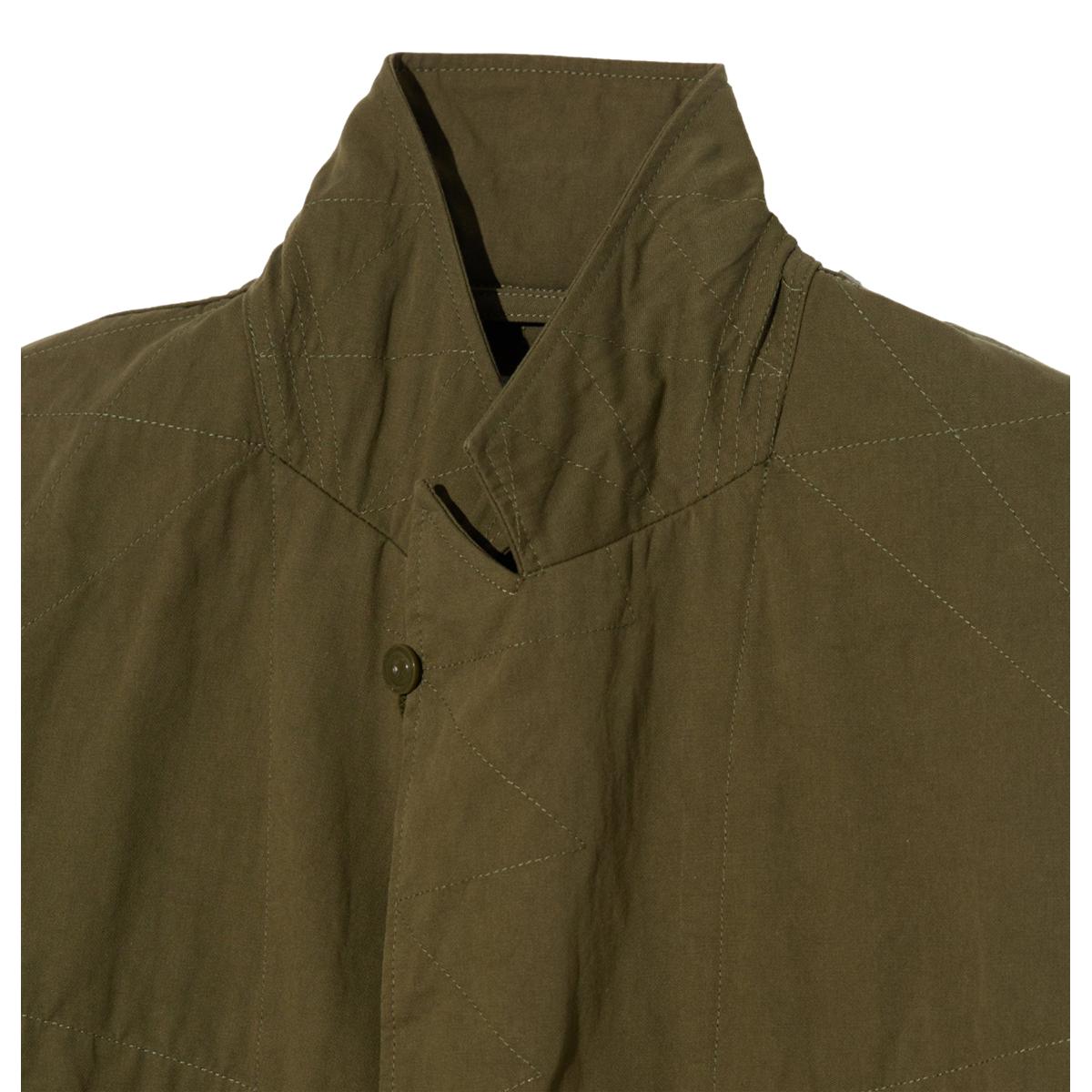 Bedford Jacket Olive Cotton Sanded Cloth - Blazer