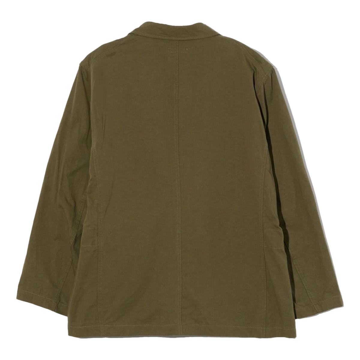 Bedford Jacket Olive Cotton Sanded Cloth - Blazer