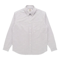 ’Beefy’ Cotton Oxford Brown Stripe - Shirts