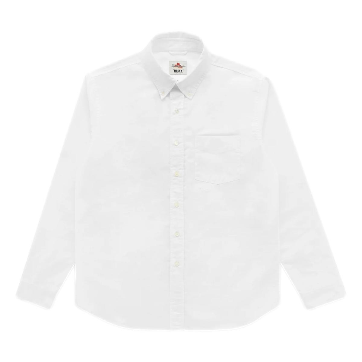 ’Beefy’ Cotton Oxford White - Shirts