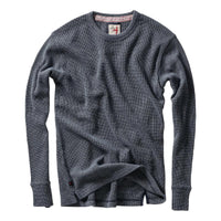 Bi-Waffle Crew Navy - Fleece