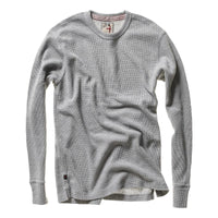 Bi-Waffle Crew Pale Grey - Fleece