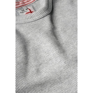 Bi-Waffle Crew Pale Grey - Crew neck