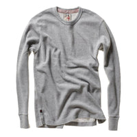 Bi-Waffle Crew Pale Grey - Crew neck