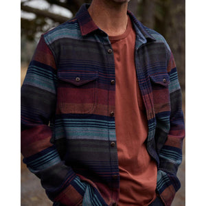 Blanket Shirt Burnt Sonoran Stripe - Shirts