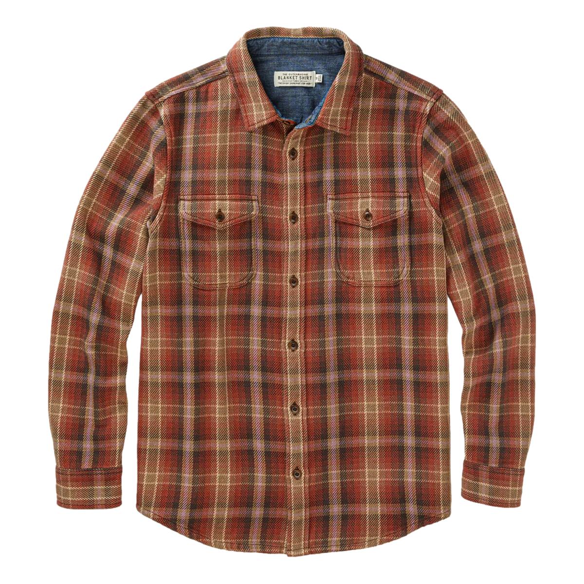 Blanket Shirt Copper Spotlight Plaid - Shirts