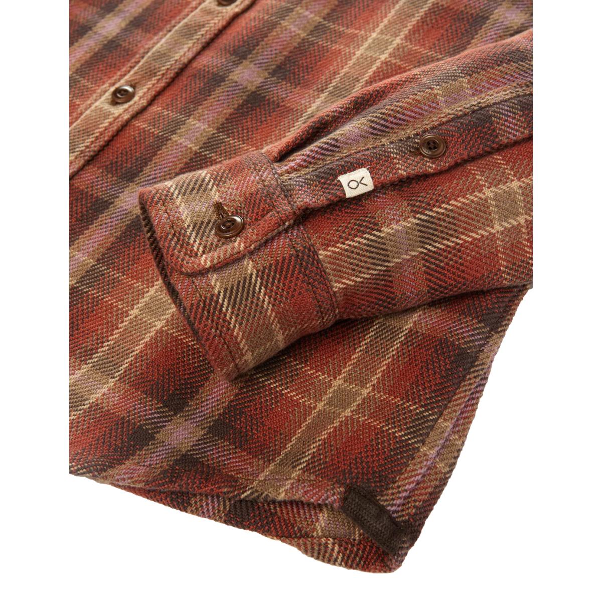 Blanket Shirt Copper Spotlight Plaid - Shirts