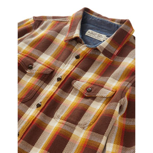 Blanket Shirt Dark Roast Nostalgic Plaid - Shirts