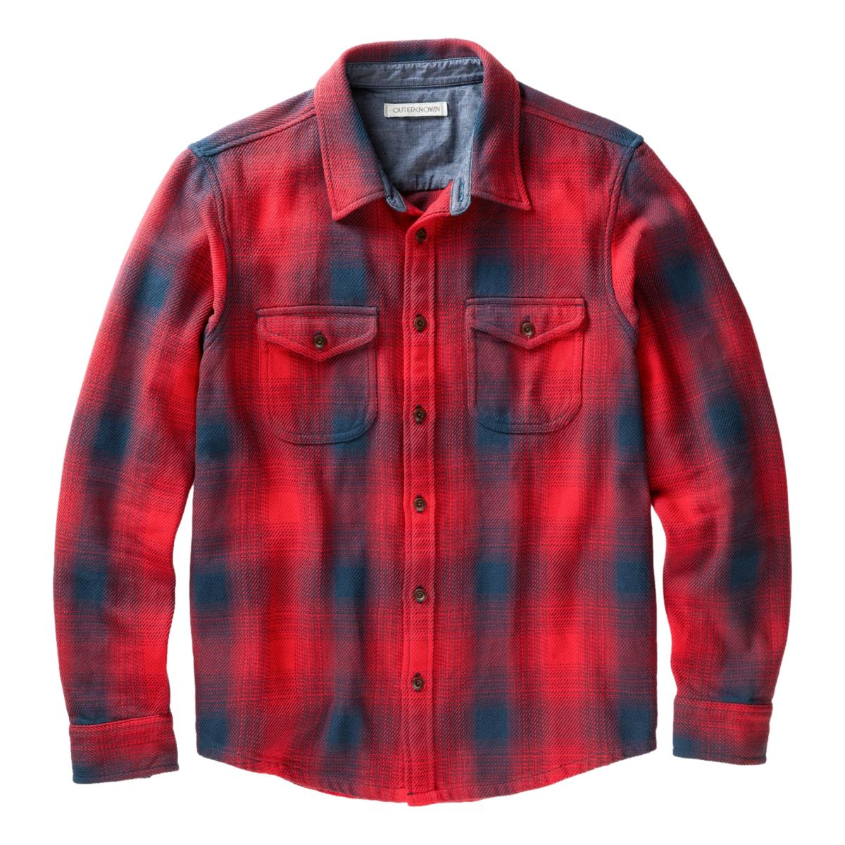 Blanket Shirt Safety Red Overlook Plaid - Shirts