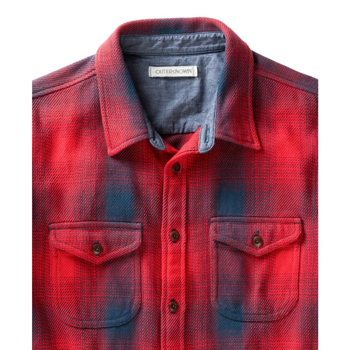Blanket Shirt Safety Red Overlook Plaid - Shirts