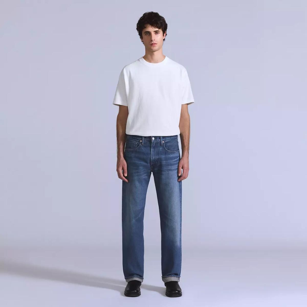 Blue Tab Anchor Relaxed Selvedge Vessel Medium Wash Denim