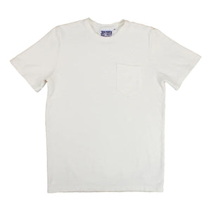 Boulder Pocket Tee Washed White - T Shirt