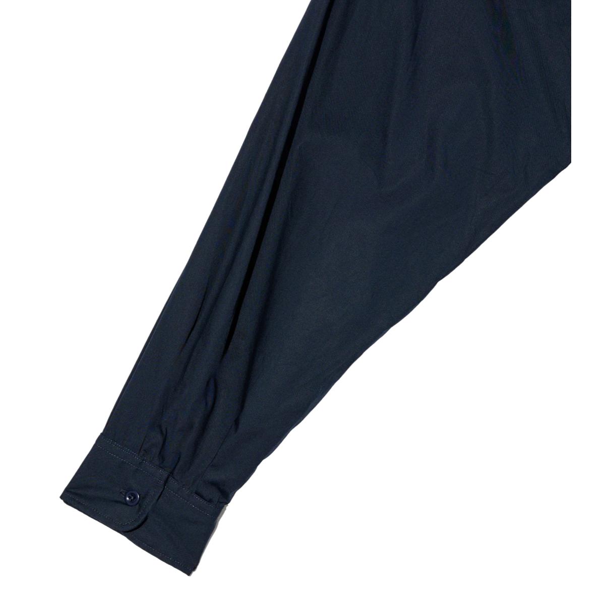 Bowling Shirt Dk.Navy Cotton Broadcloth - Shirts