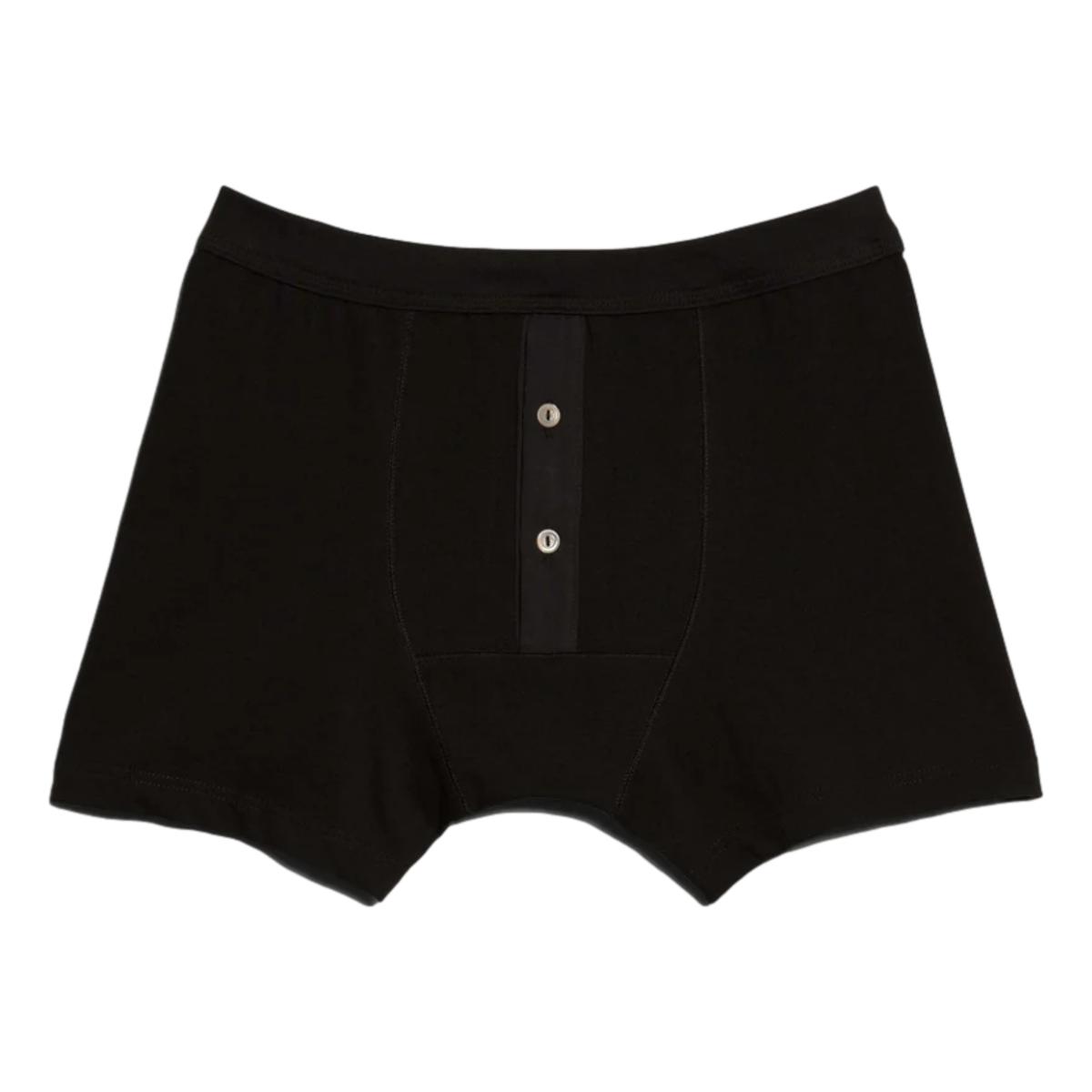 Boxer Button Fly Deep Black - underwear