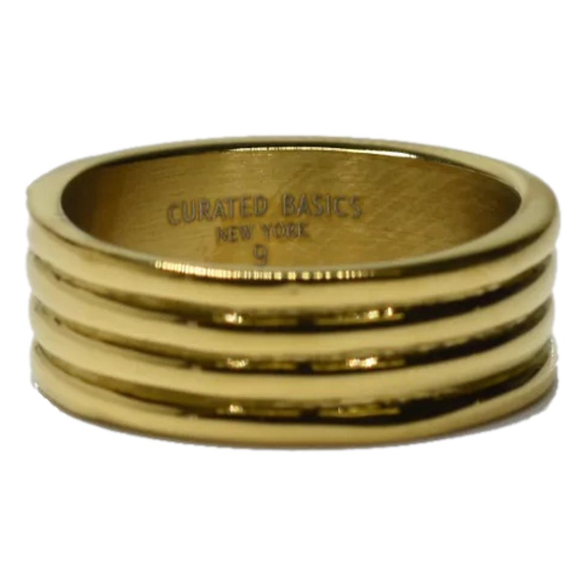 Brass Stacked Ring