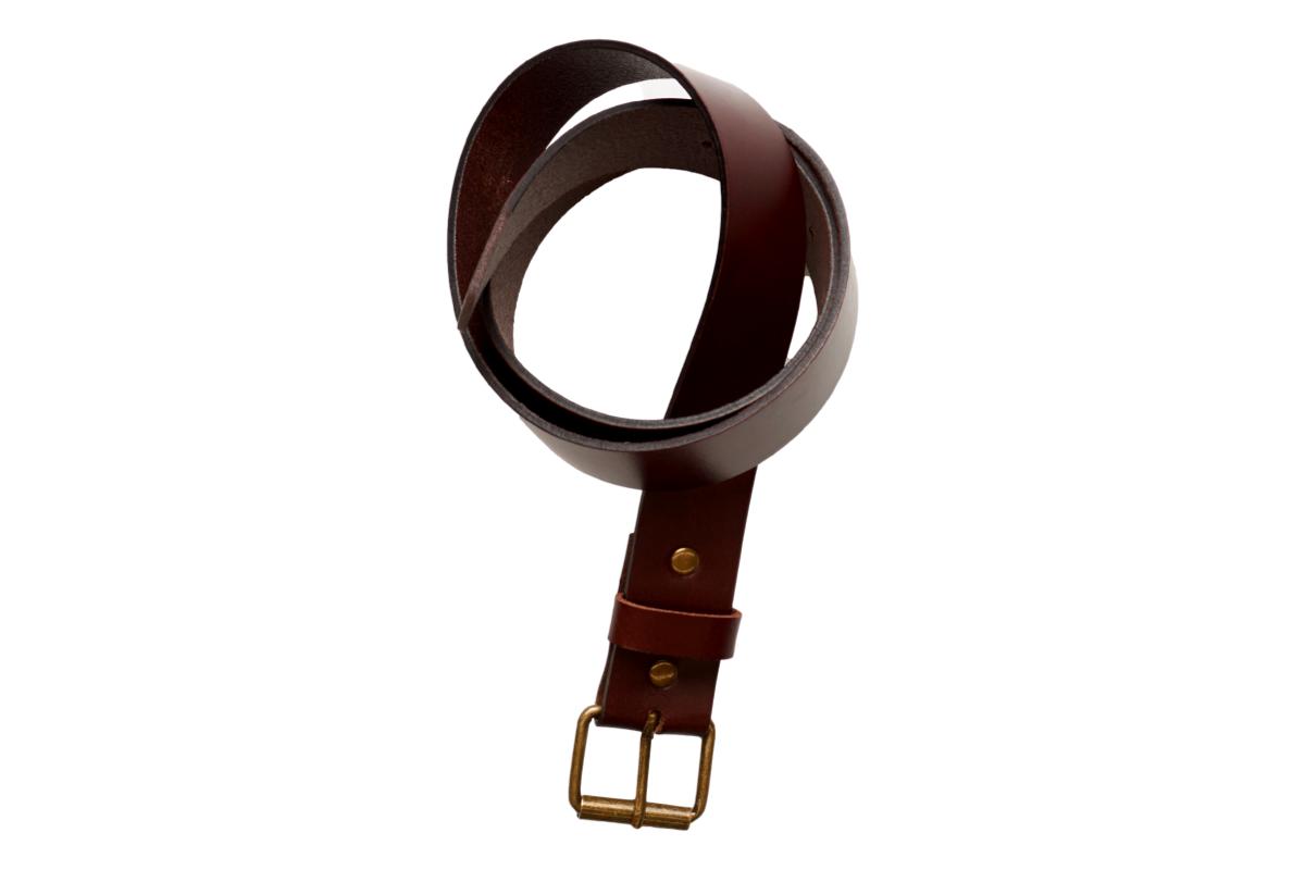 Brown Leather Belt 1-1/2 - Belts
