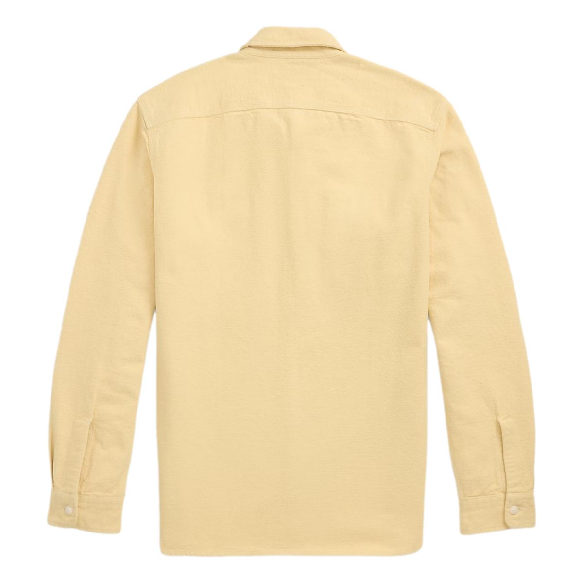 Brushed Chamois Workshirt Faded Yellow - Shirts