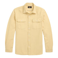 Brushed Chamois Workshirt Faded Yellow - Shirts