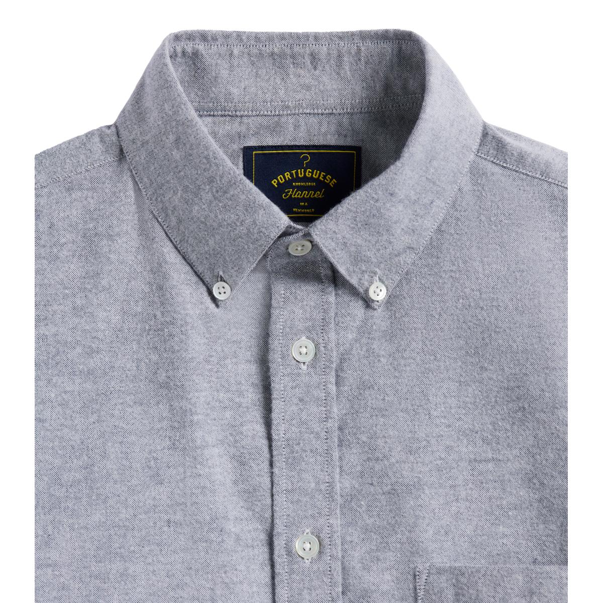 Brushed Oxford Blue - Shirts