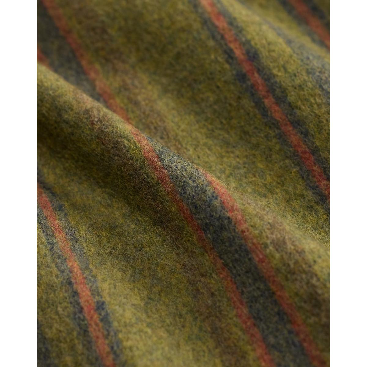 Brushed Twill Shirt Jacket Green Multi - outerwear