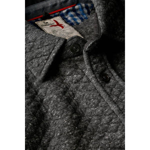 Bubble Knit Shirt Charcoal Marl - Shirts