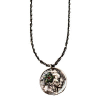 Buffalo Coin Necklace Silver - Necklace