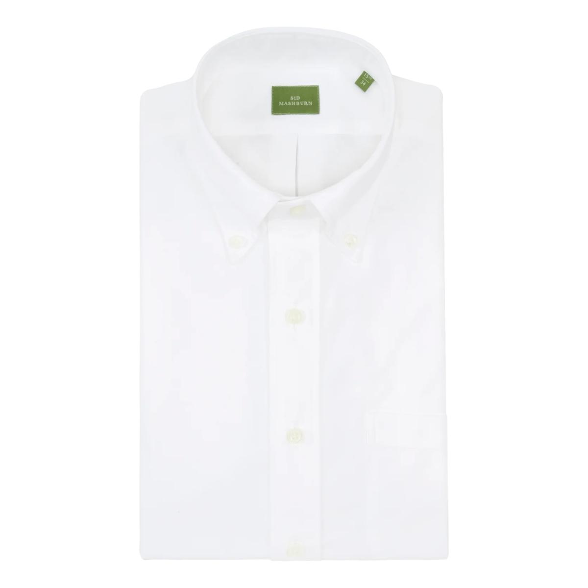 Button-Down Dress Shirt White Oxford - Shirts
