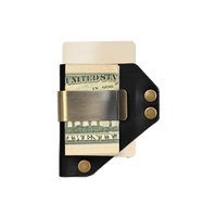 Caliber Clip: Black / Antique Brass