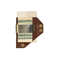 Caliber Clip: Brown / Antique Brass