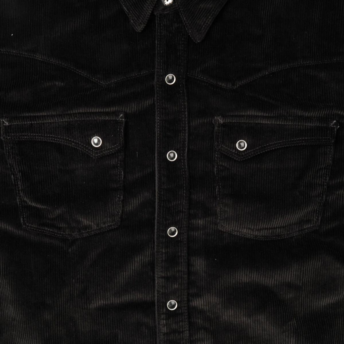 Calico Shirt Black Corduroy - Shirt