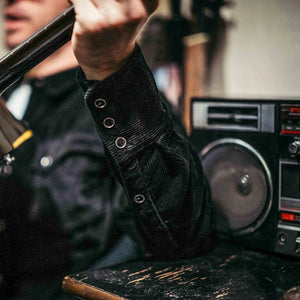 Calico Shirt Black Corduroy - Shirt