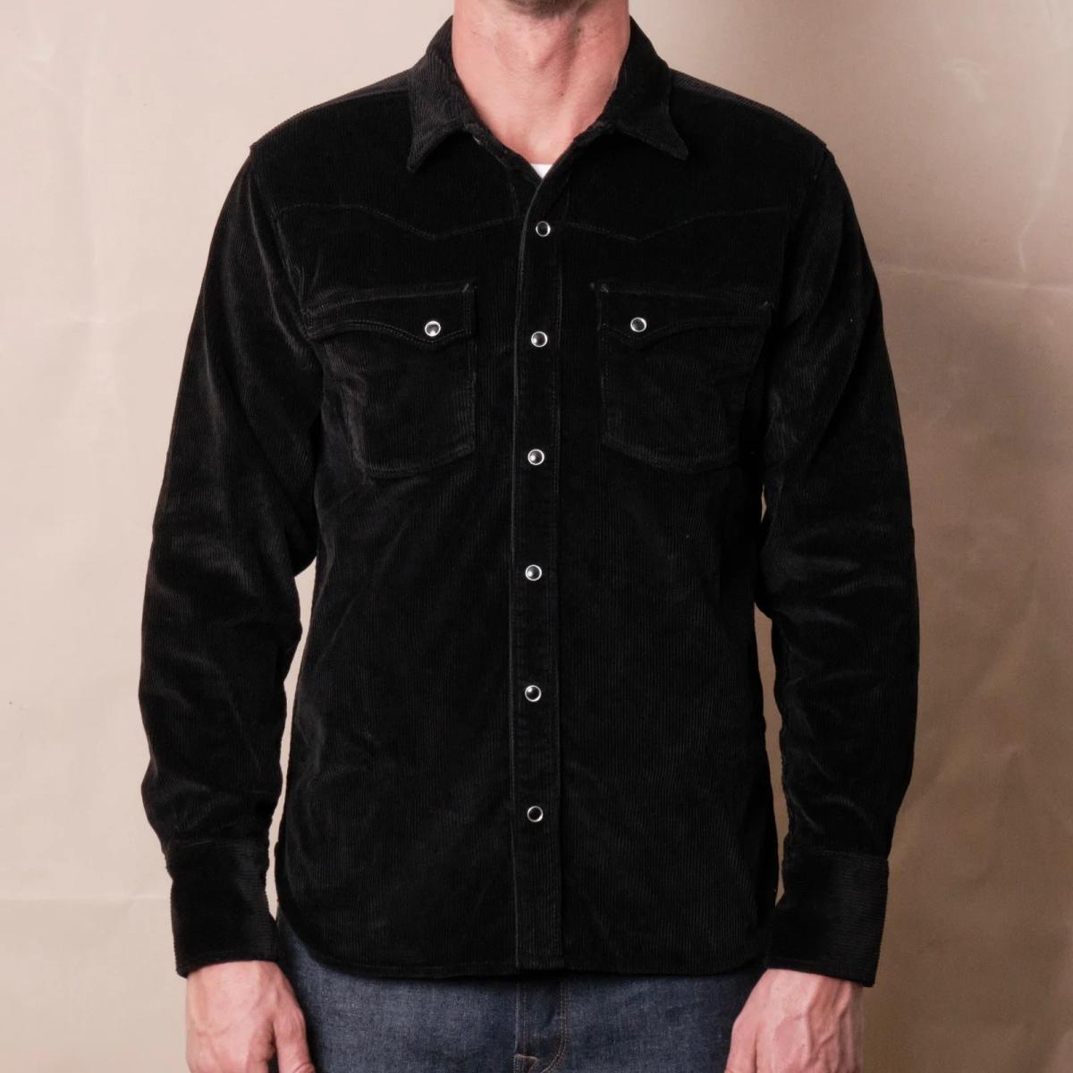 Calico Shirt Black Corduroy - Shirt