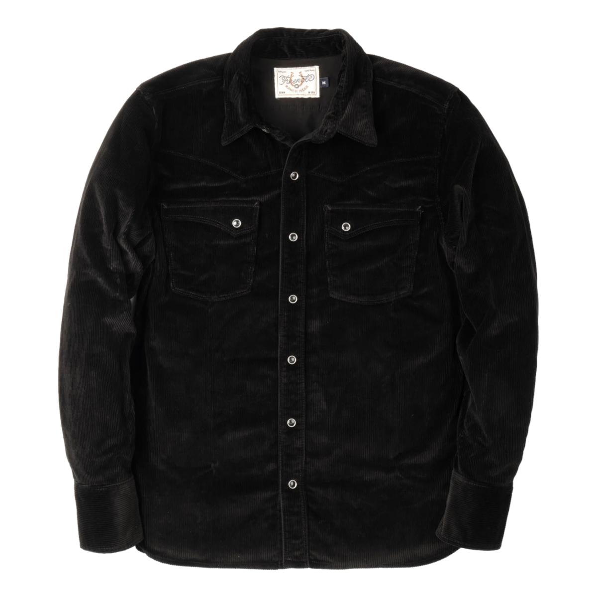 Calico Shirt Black Corduroy - Shirt