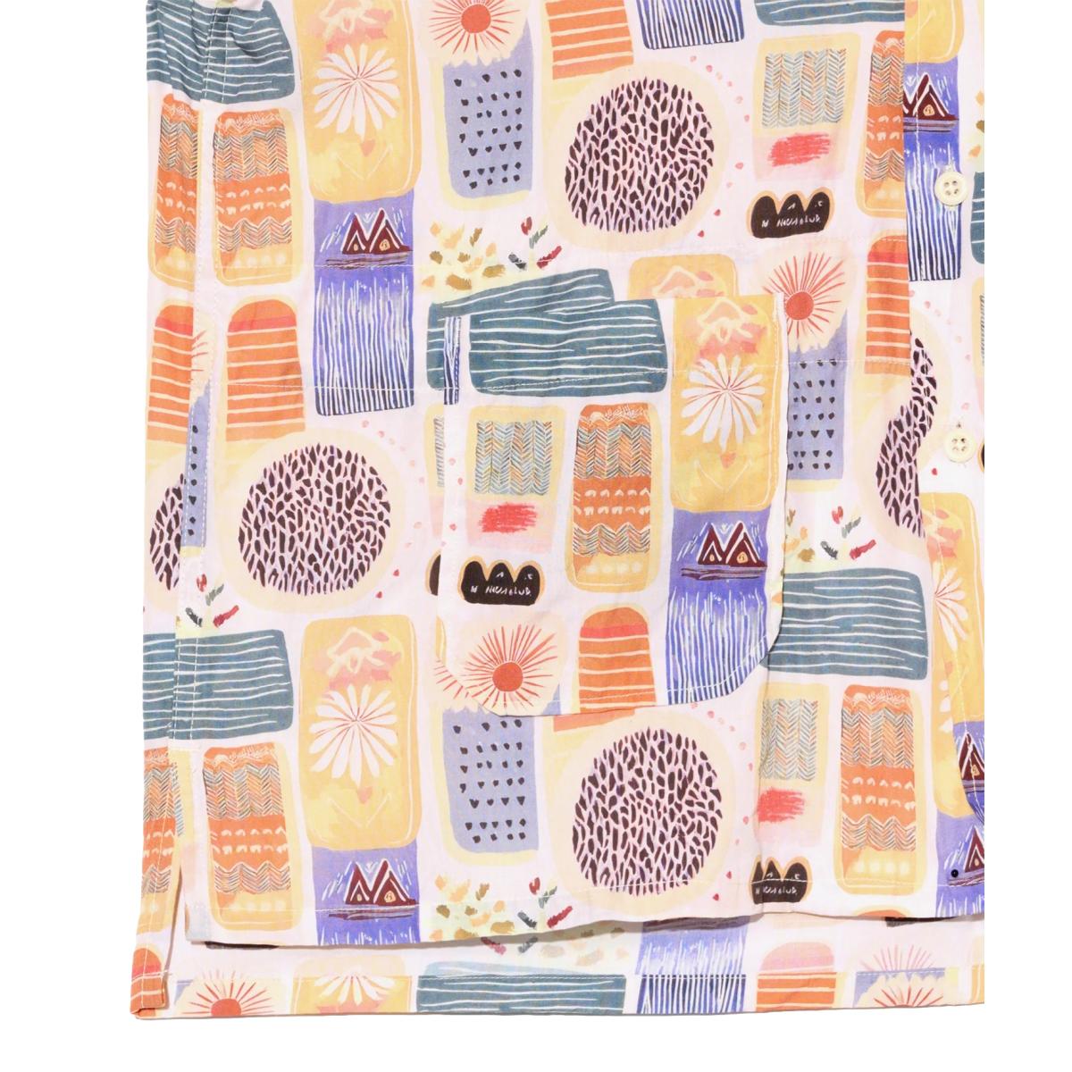 Camp Shirt Multi Color Tencel Jamaican Print - Shirts