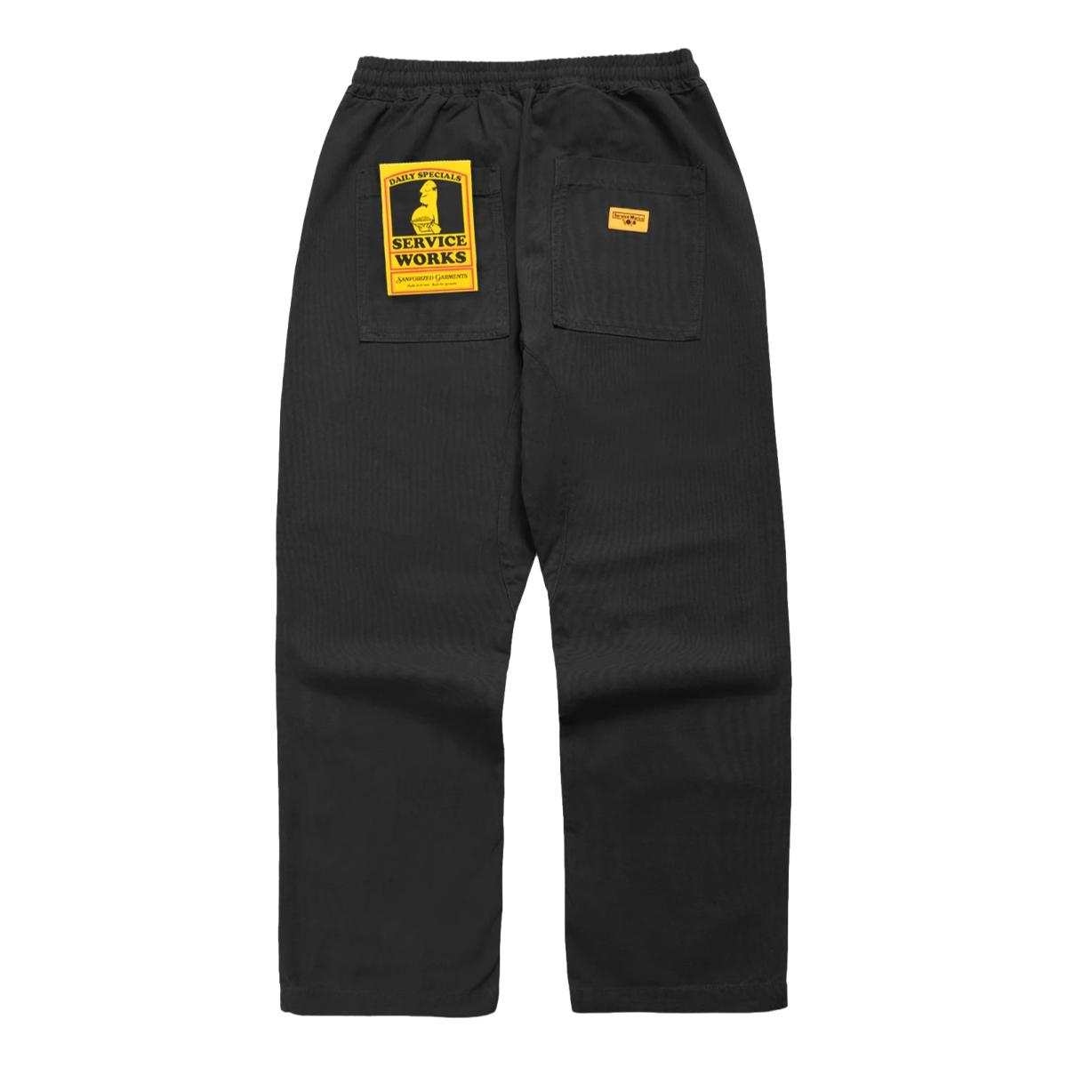 Canvas Chef Pant Black - Fatigue Pant